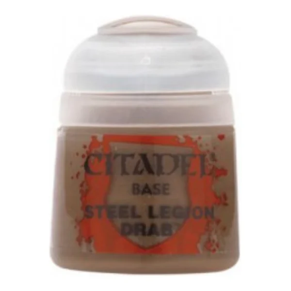 Bote de Pintura Citadel Base Steel Legion Drab 12 ml