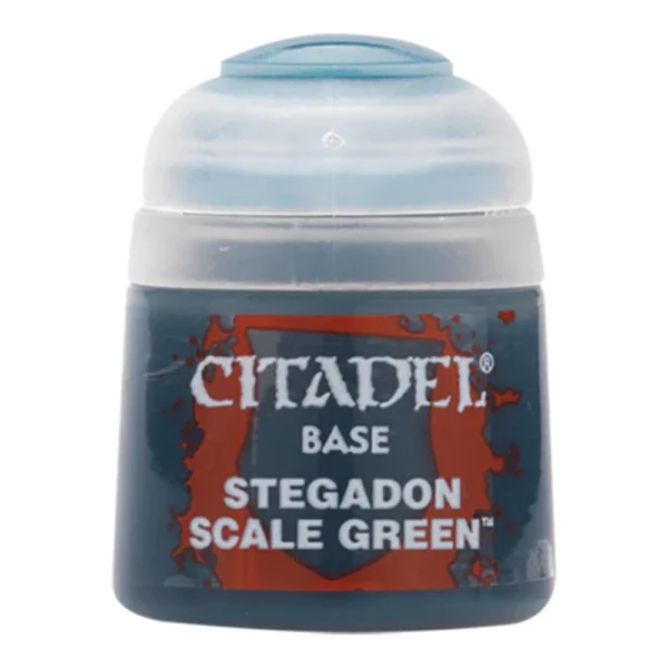 Bote de Pintura Citadel Base Stegadon Scale Green 12 ml