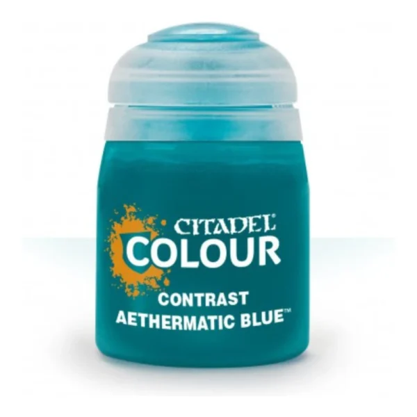 Bote de Pintura Citadel Contrast Aethermatic Blue 18 ml