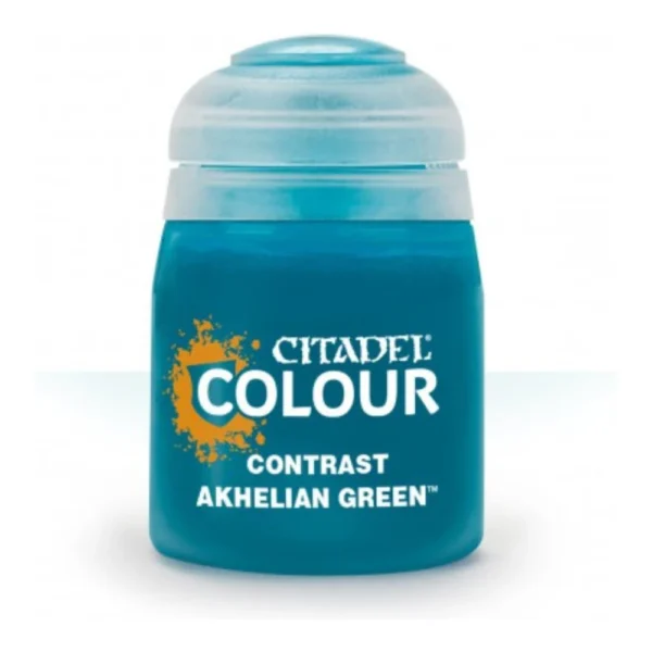 Bote de Pintura Citadel Contrast Akhelian Green 18 ml
