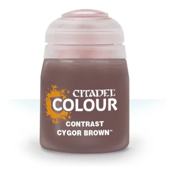 Bote de Pintura Citadel Contrast Cygor Brown 18 ml