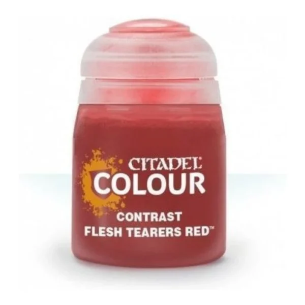Bote de Pintura Citadel Contrast Flesh Tearers Red 18 ml