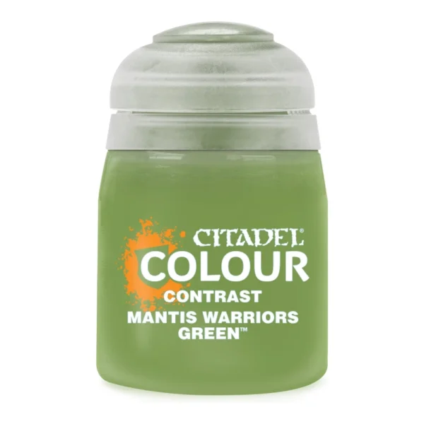 Bote de Pintura Citadel Contrast Mantis Warrior Green 18 ml