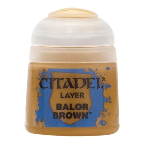 Bote de Pintura Citadel Layer Balor Brown 12 ml