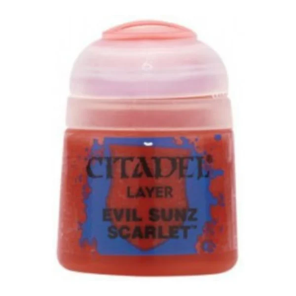 Bote de Pintura Citadel Layer Evil Sunz Scarlet 12 ml