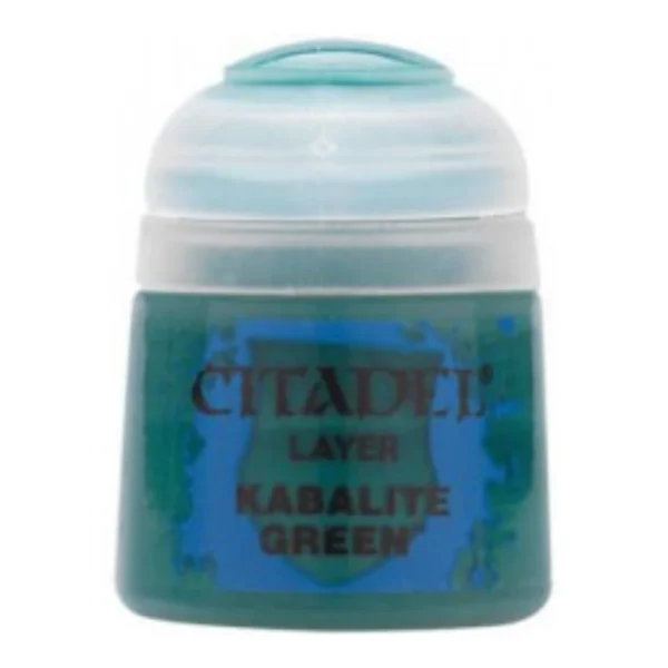Bote de Pintura Citadel Layer Kabalite Green 12 ml