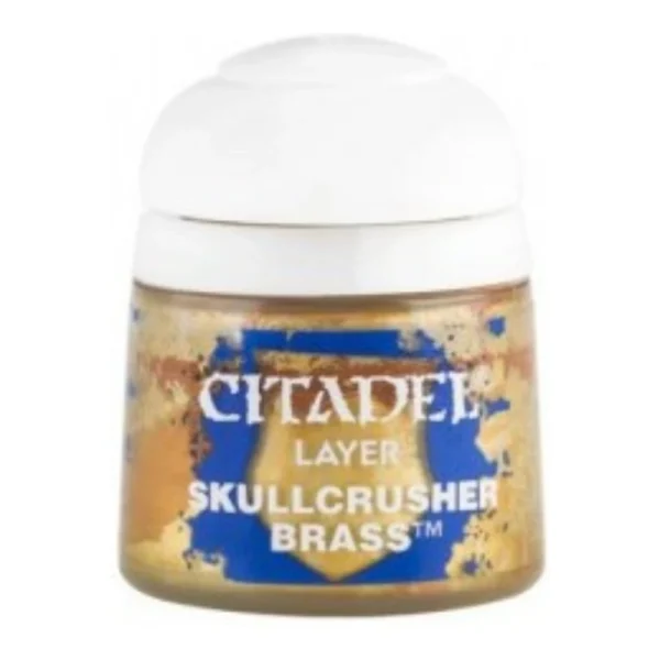 Bote de Pintura Citadel Layer Skullcrusher Brass 12 ml