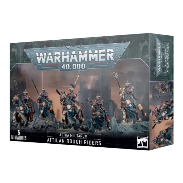 Warhammer 40K  Astra Militarum Attilan Rough Riders 5 Miniaturas