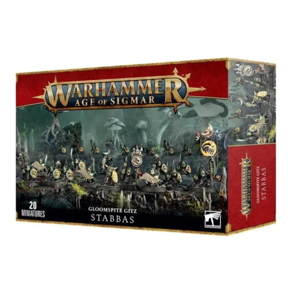 Warhammer Age of Sigmar Gloomspite Gitz Stabbas 20 Miniaturas