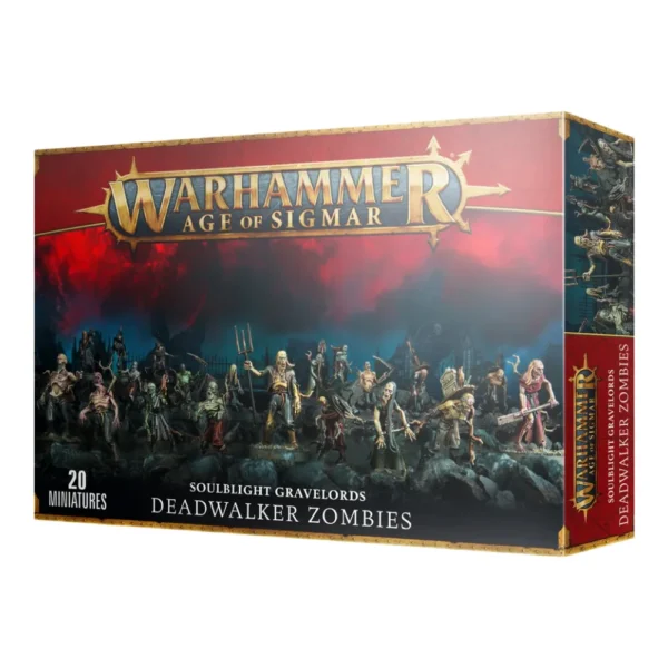 Warhammer Age of Sigmar Soulblight Gravelords Deadwalker Zombies 20 Miniaturas