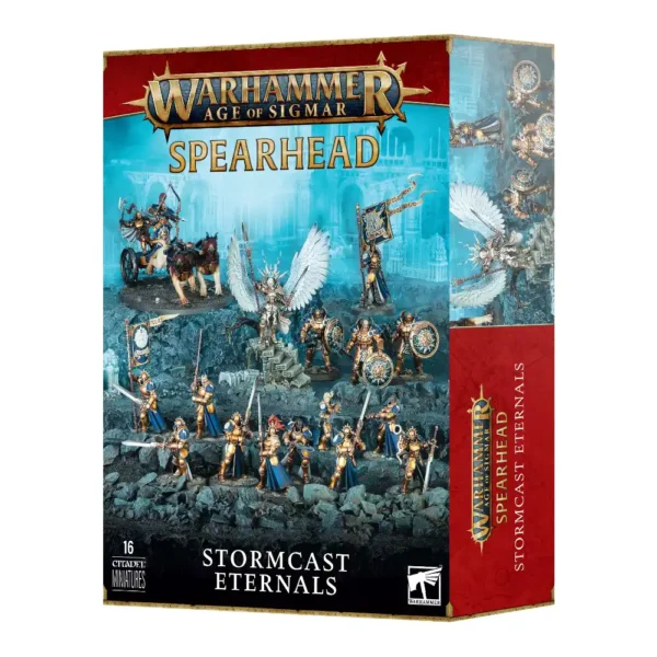Warhammer Age of Sigmar Stormcast Eternals Punta de Lanza Spearhead 16 Miniaturas