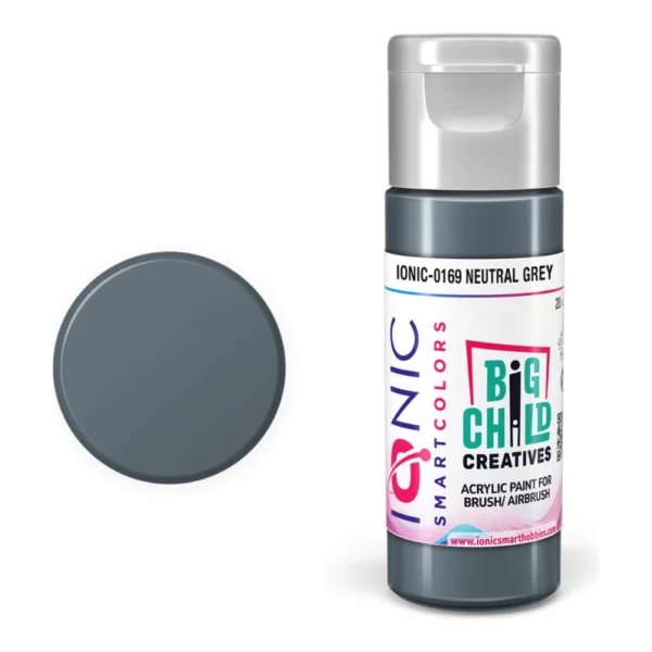 Bote de Pintura Ionic Gris Neutro 20ml