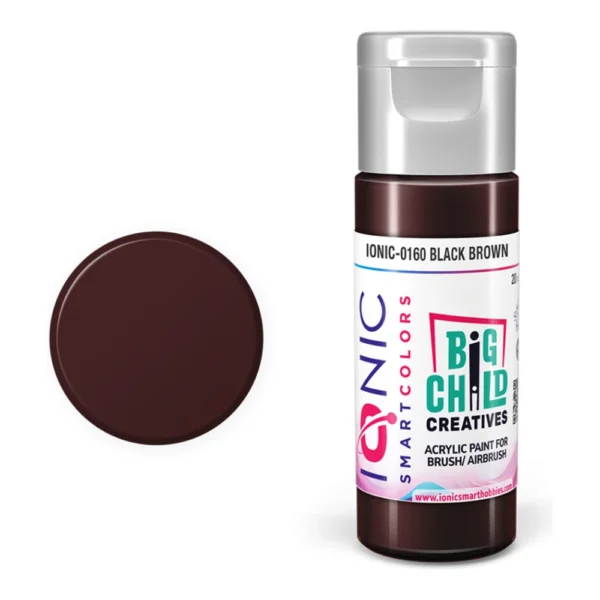 Bote de Pintura Ionic Marrón Negro 20ml