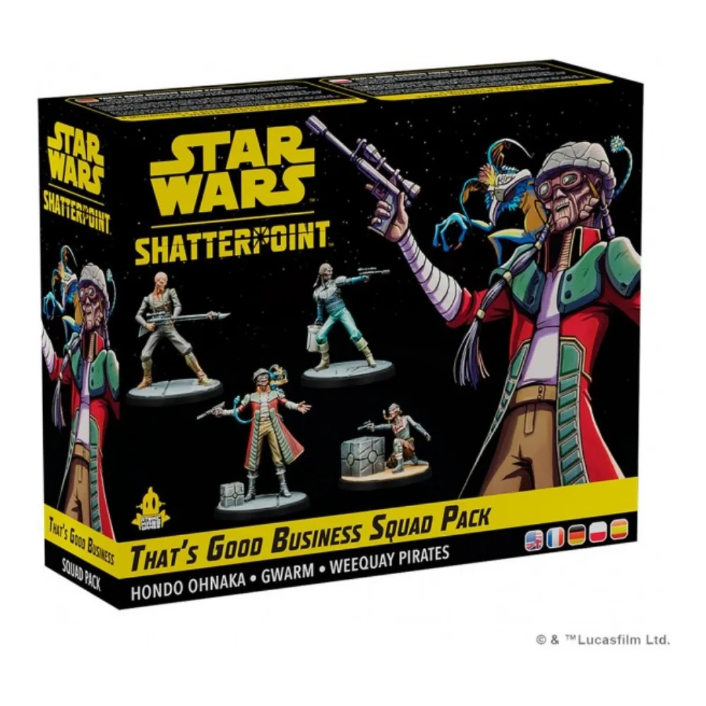 Caja Star Wars Shatterpoint that's good business squad pack