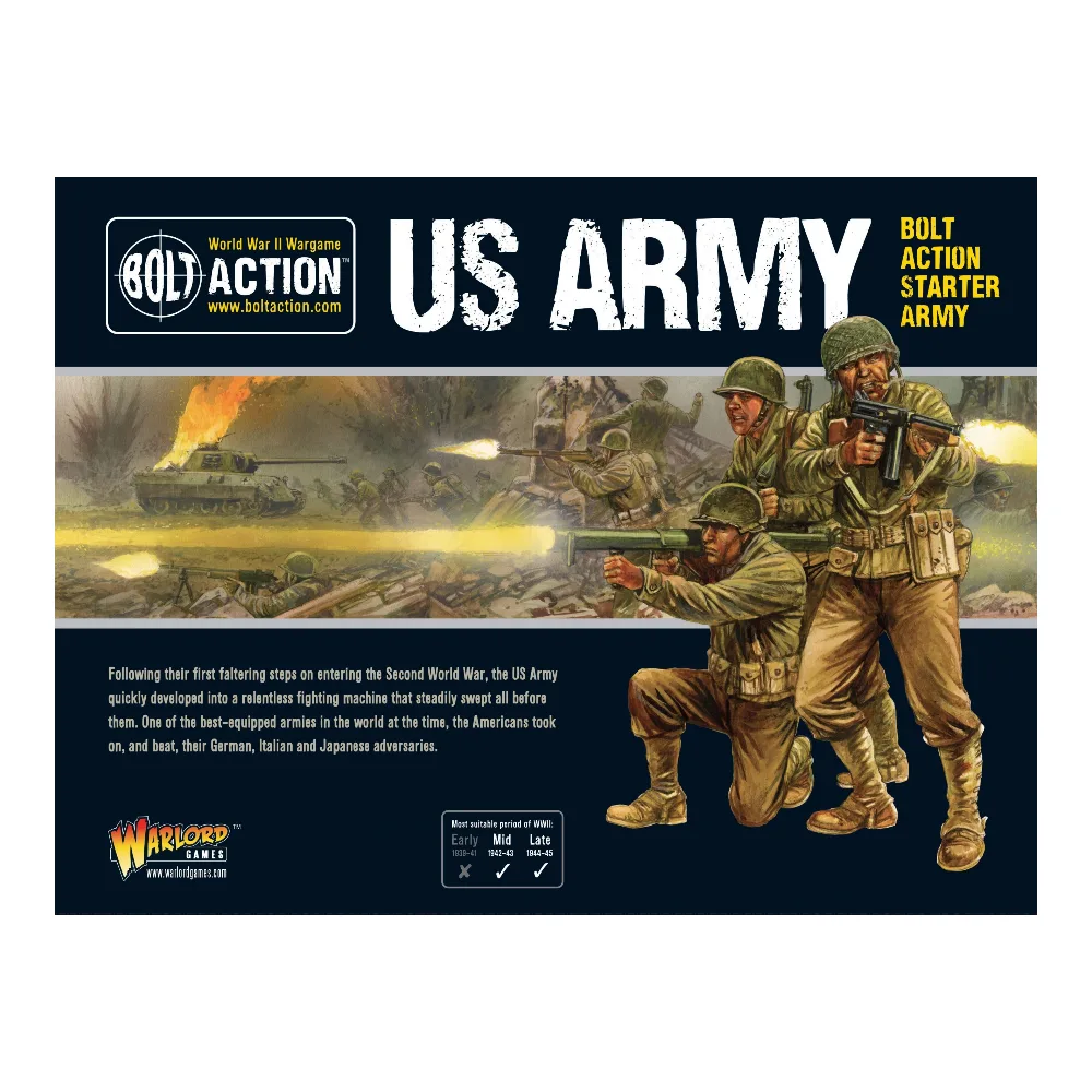 Caja de Ejército Bolt Action US Army Starter Army Warlord Games