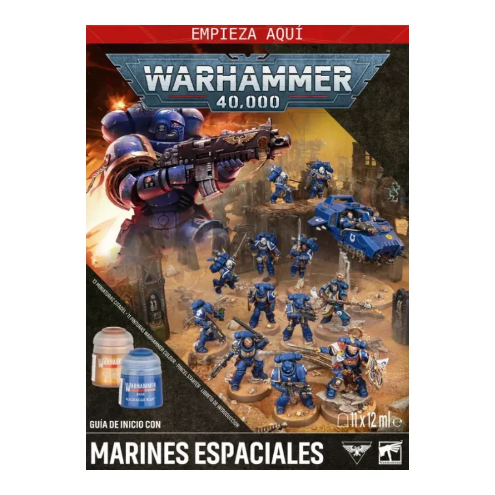 Caja de inicio de Warhammer 40K Marines Espaciales