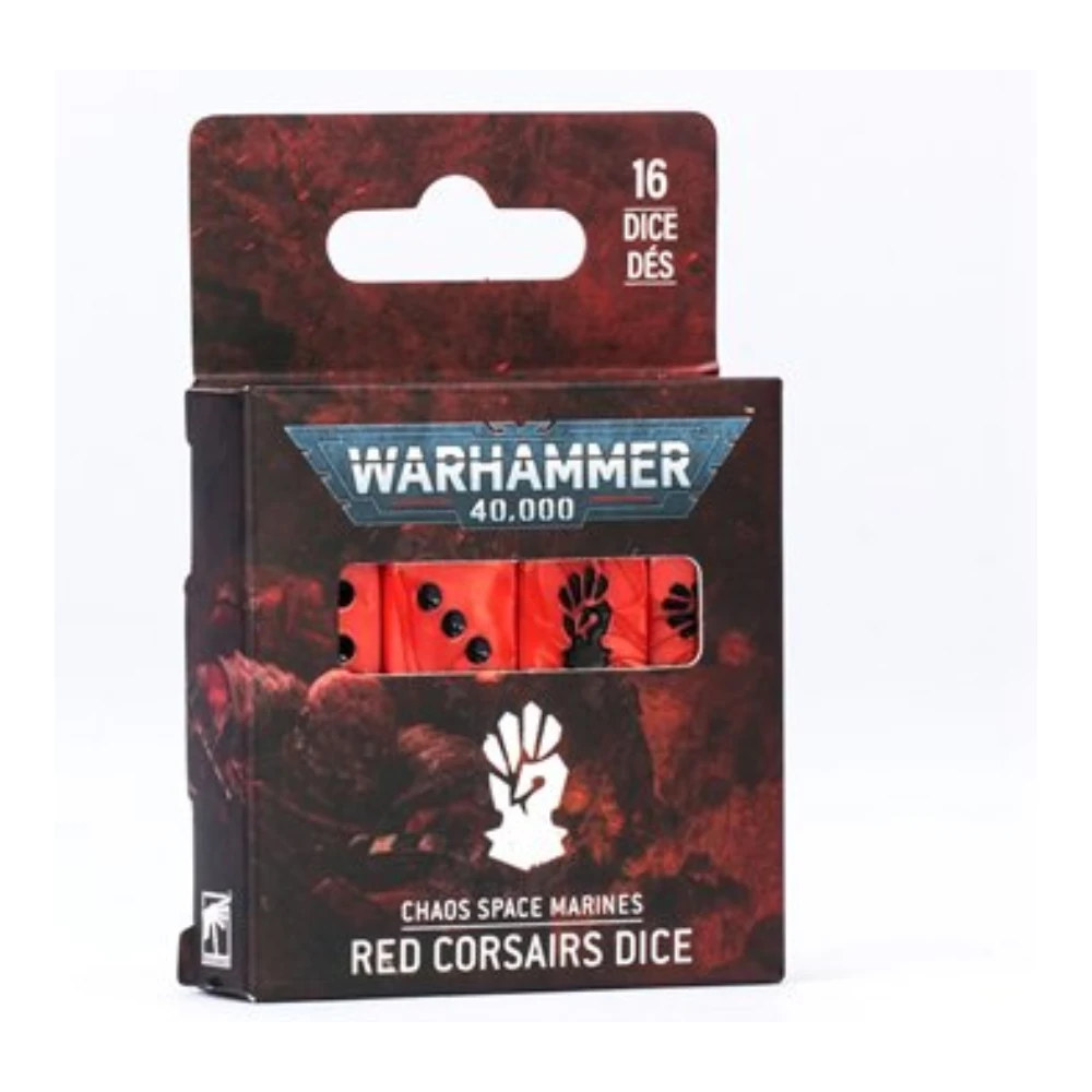 Dados Warhammer 40K Corsarios Rojos