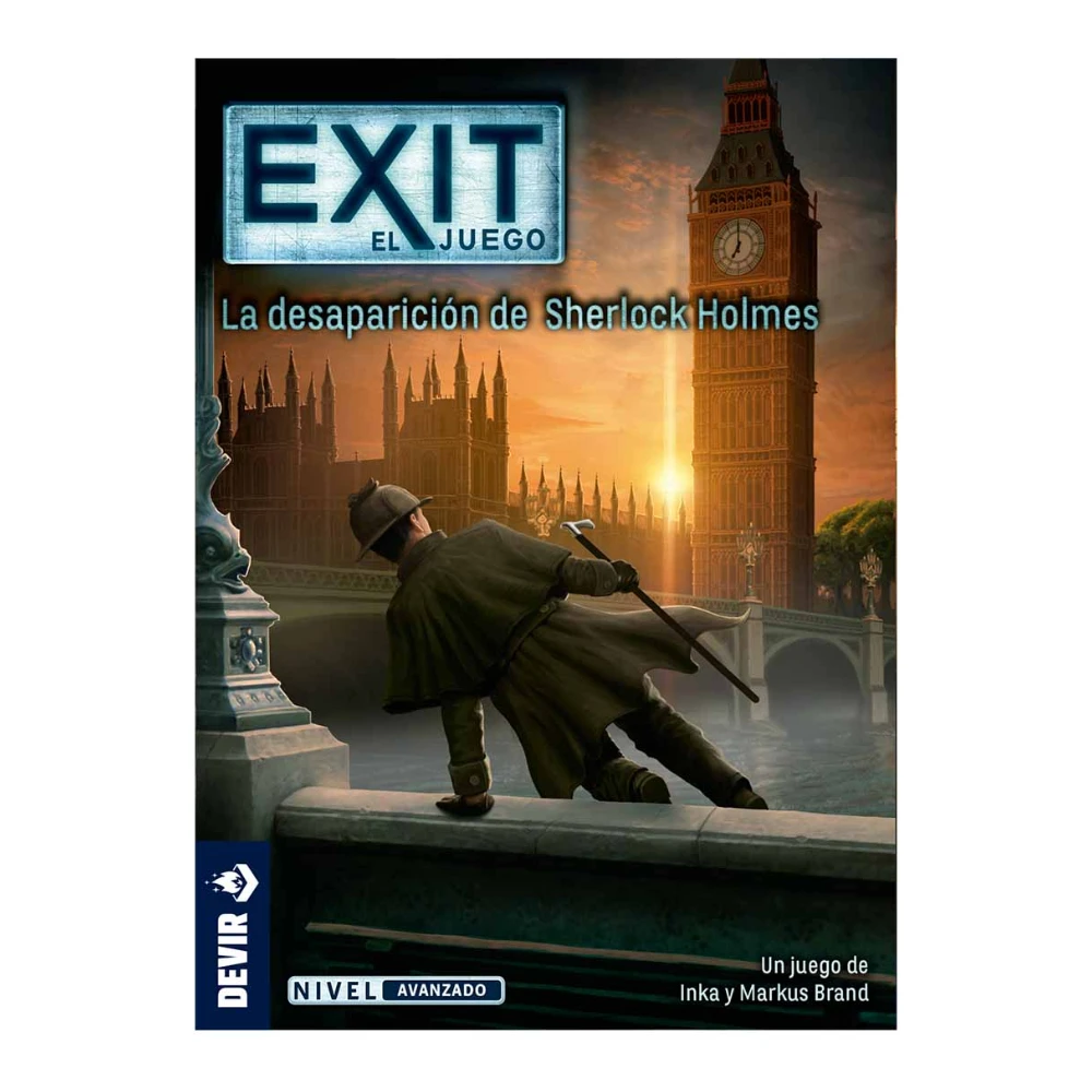 Juego de Mesa Exit La desaparición de Sherlock Holmes de Devir