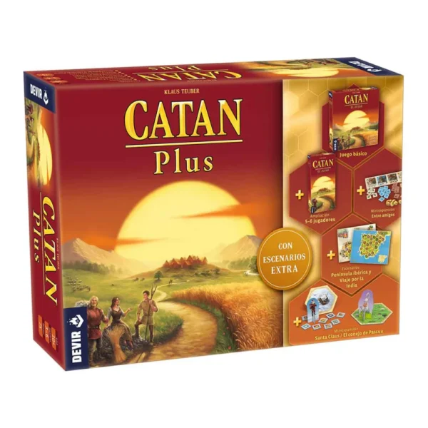 Juego de Mesa Catan Plus de Devir