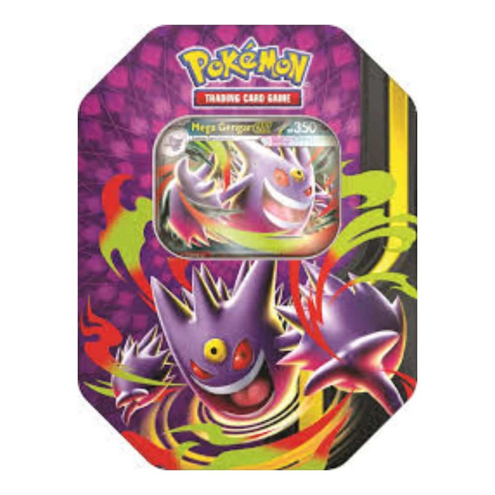 Lata Mega Moonlit Tin Mega Gengar EX Mega Clefable EX Pokémon TCG
