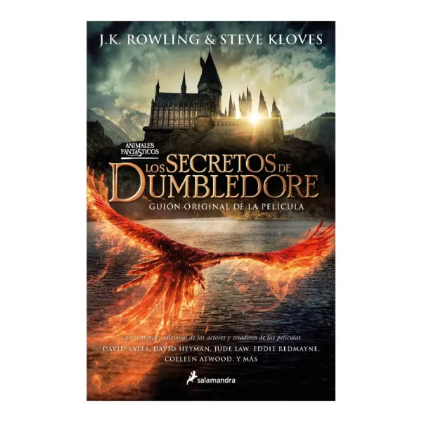 Libro Animales Fantásticos Los Secretos de Dumbledore Guion Original de la Película
