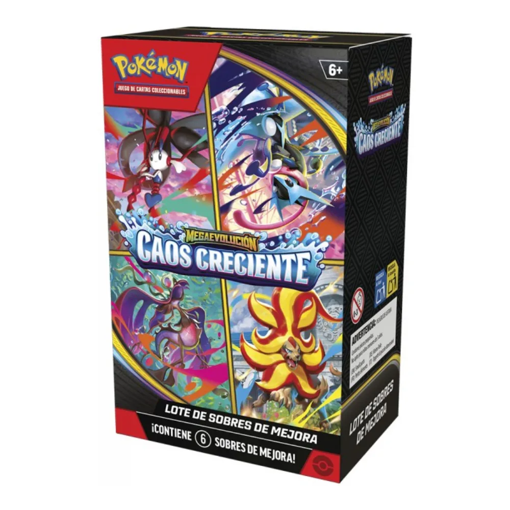 Lote de Sobres Pokémon TCG Mejora Caos Creciente