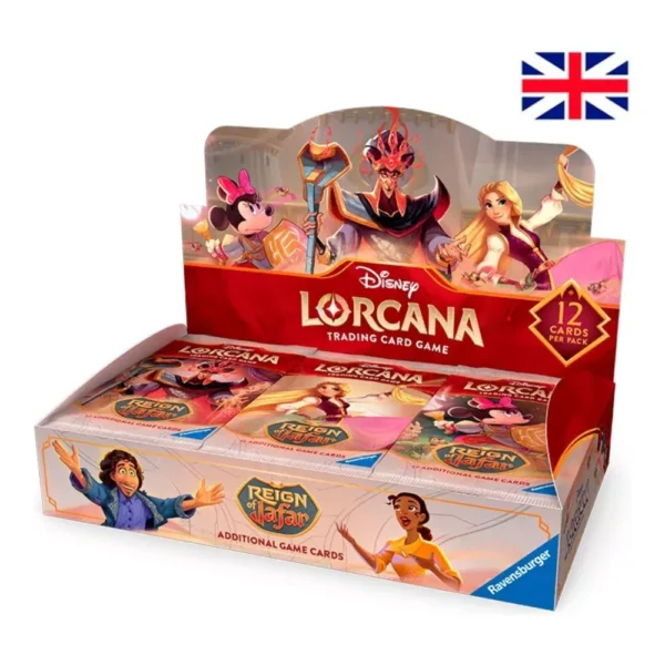 Paquetes de Refuerzo Disney Lorcana TCG Reign of Jafar Inglés 24 Unidades