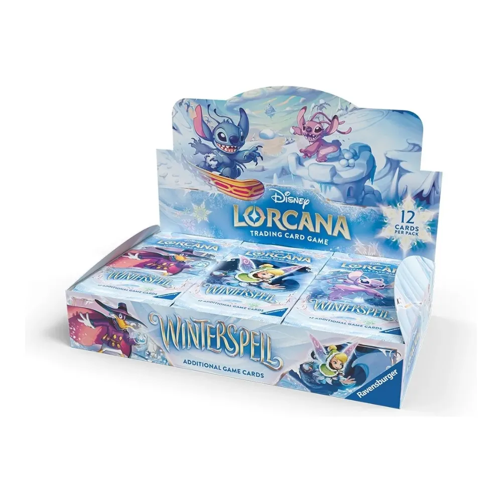 Pre-Pedido Paquetes de Refuerzo (24 Unidades) Winterspell Inglés Disney Lorcana TCG
