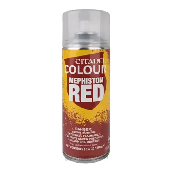 Bote de Pintura Citadel Spray Mephiston Red 400 ml