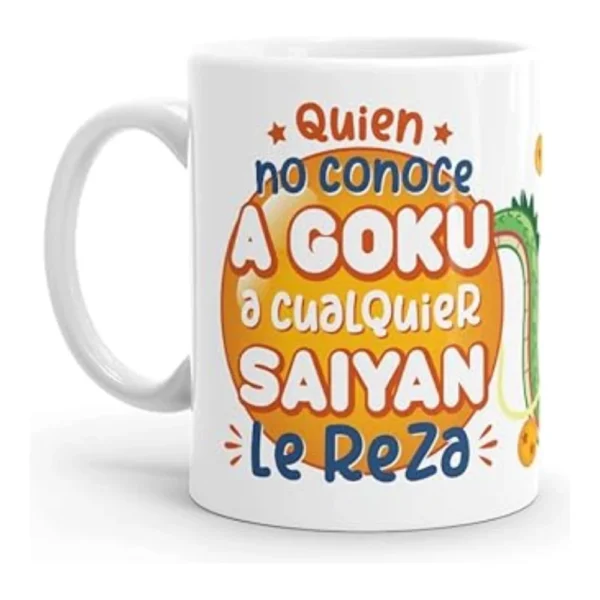 Taza Puterful Quien No Conocen a Goku
