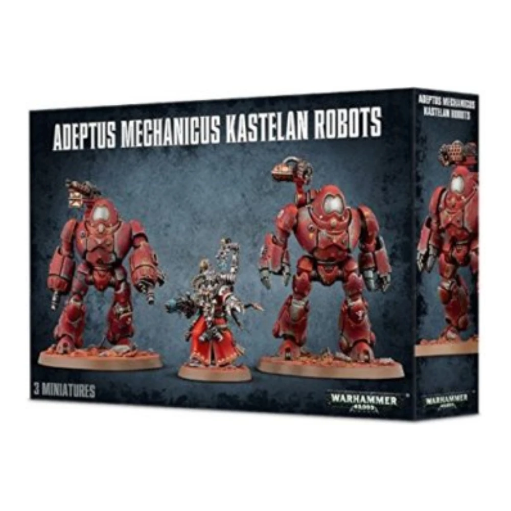 Warhammer 40K Adeptus Mechanicus Kastelan Robots 3 Miniaturas