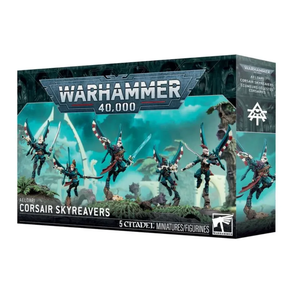 Warhammer 40K Aeldari Corsarios Saqueacielos 5 Miniaturas