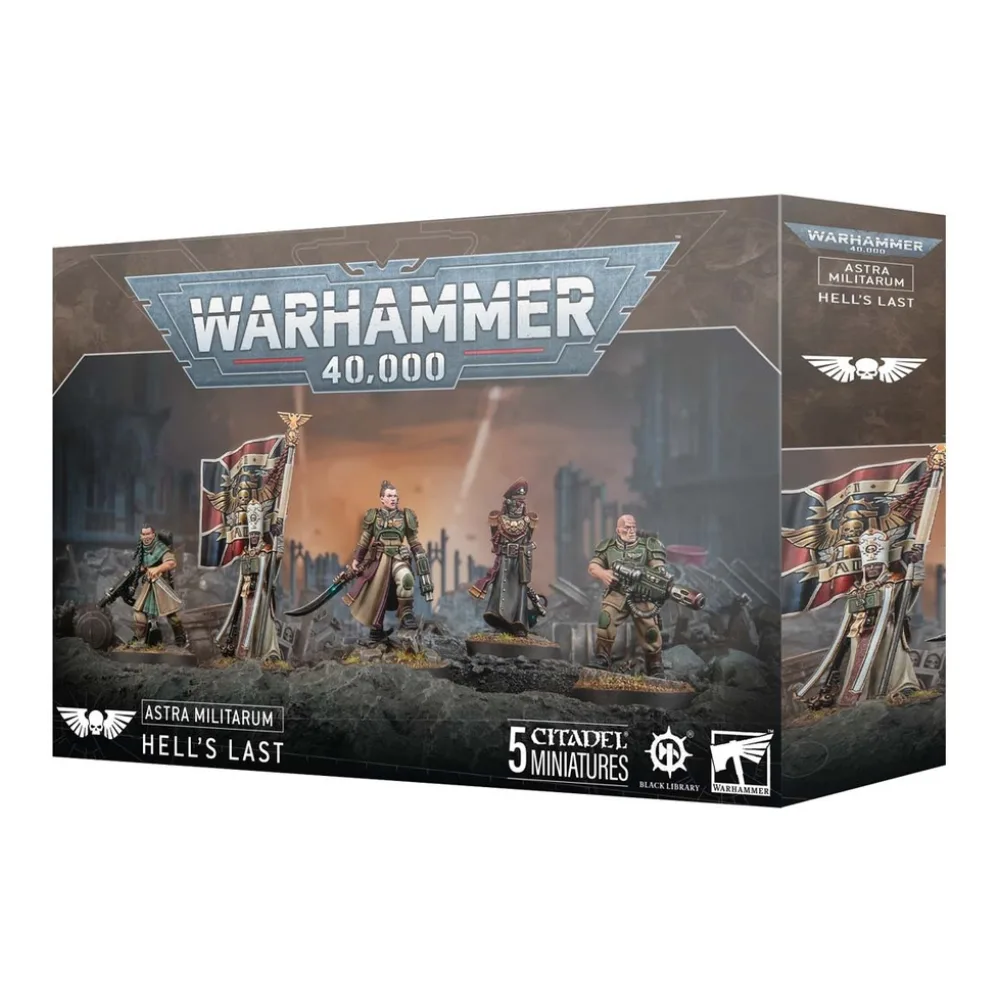 Warhammer 40K Astra Militarum Los Ultimos Del Infierno Hell’s Last 5 Miniaturas
