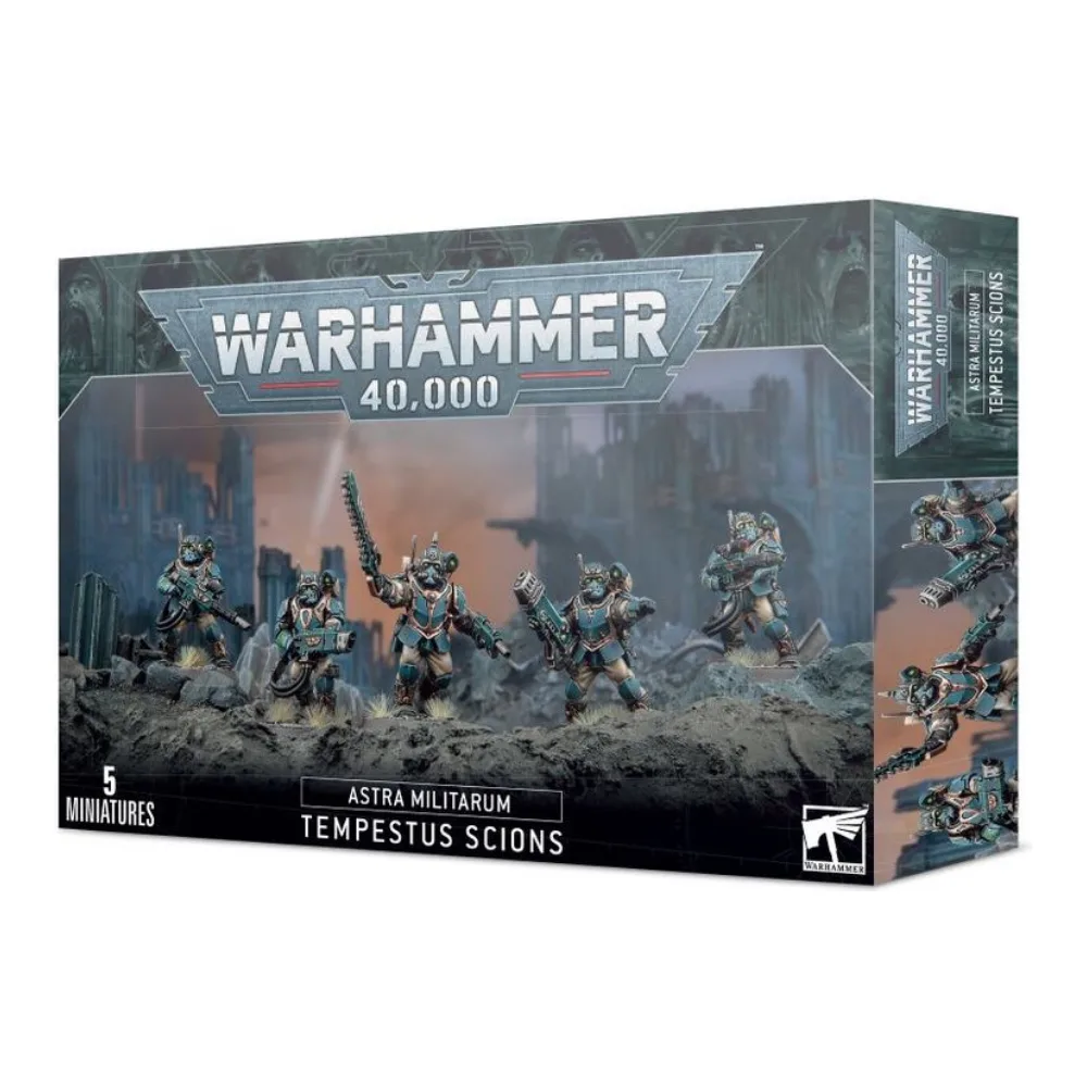 Warhammer 40K Astra Militarum Tempestus Scions 5 Miniaturas