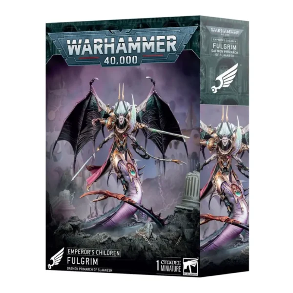 Warhammer 40K Emperor's Children Fulgrim Primarca Daemon de Slaanesh 1 Miniatura