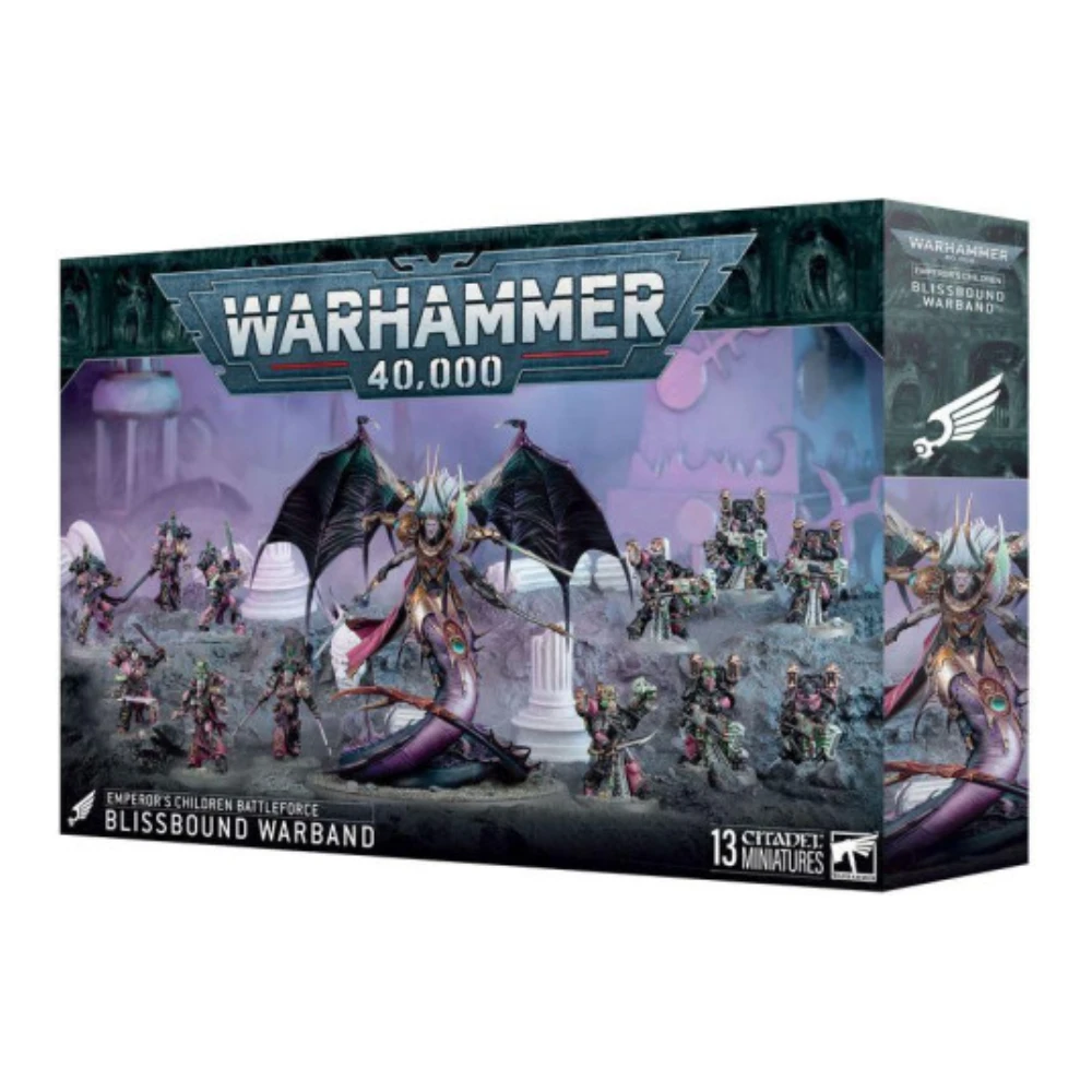 Warhammer 40K Fuerza de batalla de Hijos del Emperador Banda Unida por la Dicha 13 Miniaturas