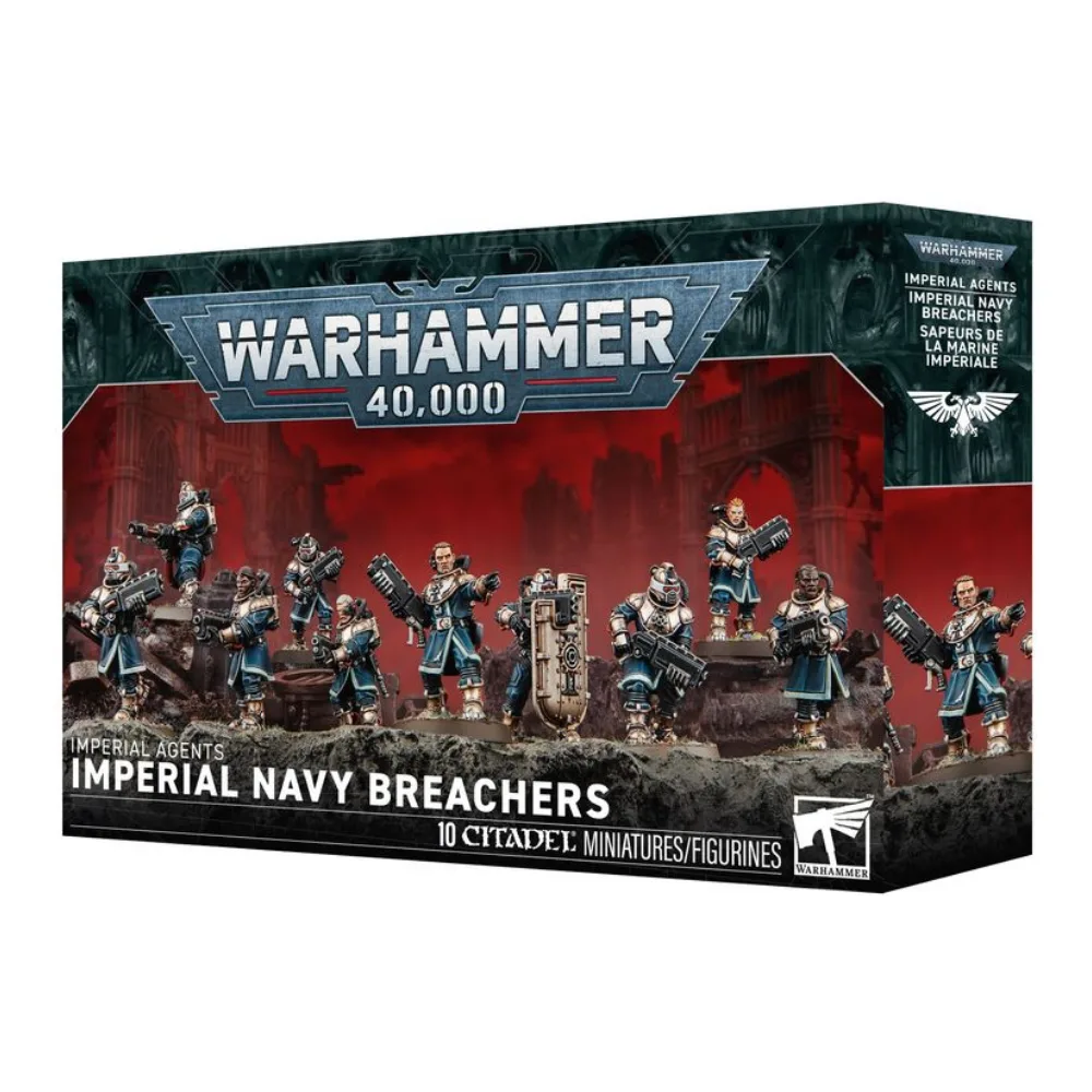 Warhammer 40K Imperial Agents Imperial Navy Breachers 10 Miniaturas