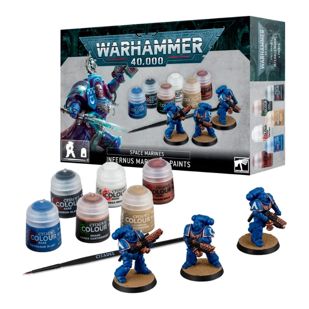 Warhammer 40K Set de Pinturas Marines Infernus