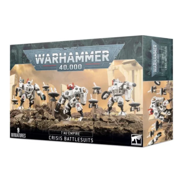 Warhammer 40K Tau Empire Crisis Battlesuits 9 Miniaturas