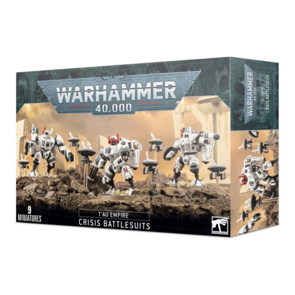 Warhammer 40K Tau Empire Crisis Battlesuits 9 Miniaturas