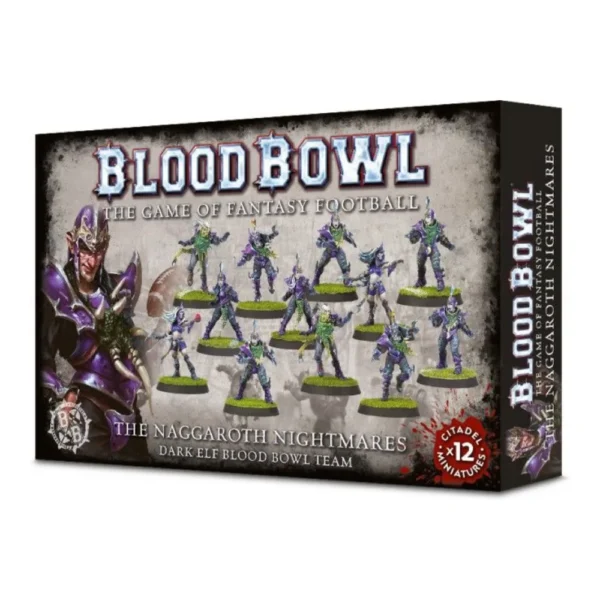 Warhammer Blood Bowl Elfos Oscuros 12 Miniaturas