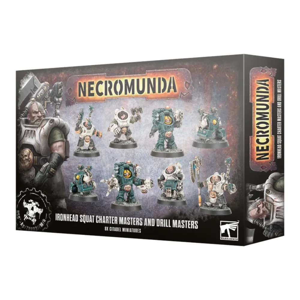 Warhammer Necromunda Ironhead Squat Charter Masters and Drill Masters